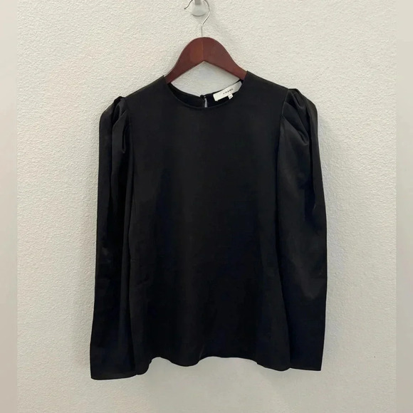 NWOT Frame black blouse size S - Picture 3 of 5